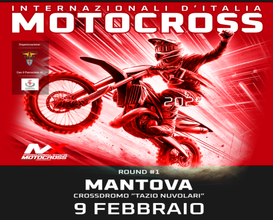 Motocross: 9 febbraio, tornano gli Internazionali d’Italia a Mantova