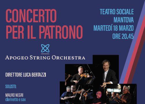 Il 18 marzo al Teatro Sociale il concerto di Sant'Anselmo