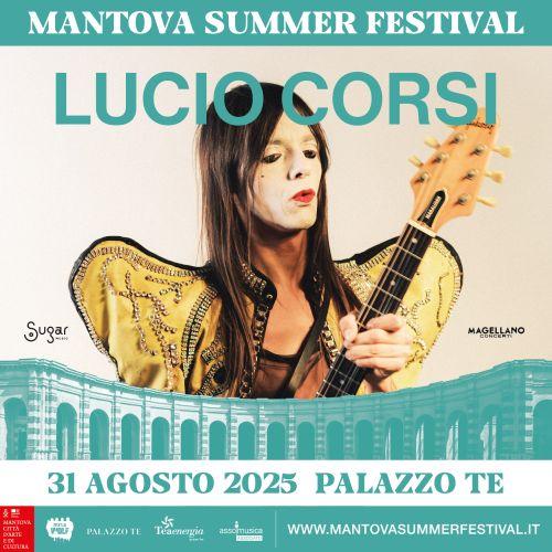 Lucio Corsi in concerto a Mantova. Il 31 agosto nell’Esedra di Palazzo Te