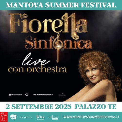 Fiorella Mannoia in concerto a Mantova. Il 2 settembre nell’Esedra di Palazzo Te